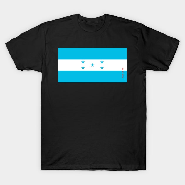 HONDURAS FLAG T-Shirt by yagami41